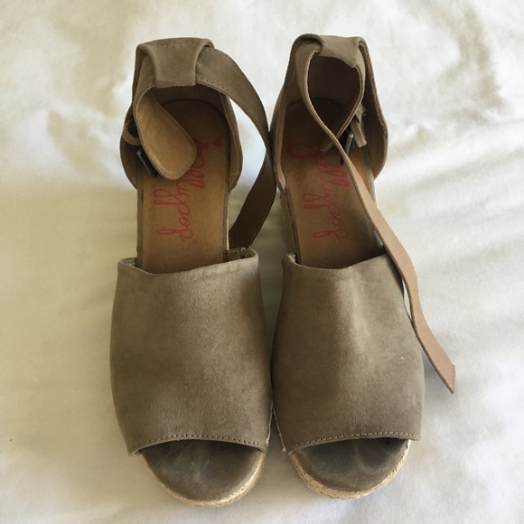 Jelly pop, grayish/brown wedges - Picture 1 of 3